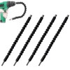 4 Pack Flexible Drill Bit Extension, 11.6 inch Superbit Screwdriver