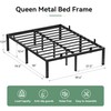 Sailvan Queen Bed Frame, 14 Inch Metal Platform Bed Frame