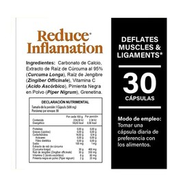 Naturelab Reduce Inflamación Abdominal Reduce Inflmation Con Cúrcuma Sabor Sin Sabor