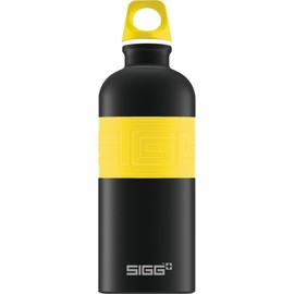 Sigg Bottle CYD with Grip Black black/yellow Size:0.6 L