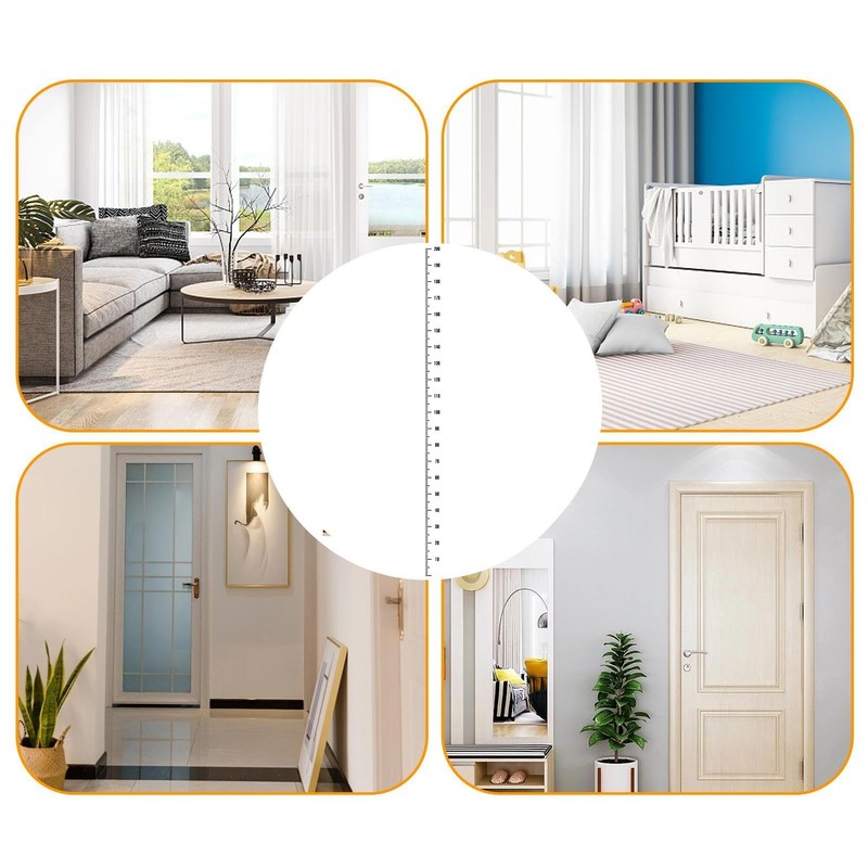 Kids Height Chart Wall Sticker | Measurement Ruler Height Decal,Portable