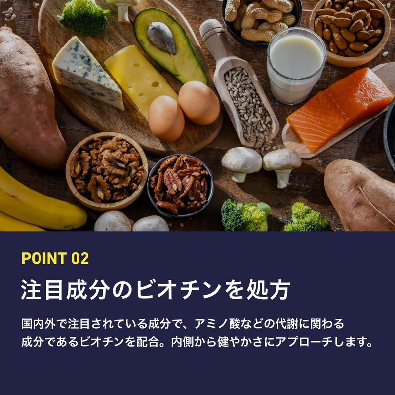 HIX (ヒックス) メンズ サプリメント 亜鉛 L-リジン ビオチン ビタミンC ビタミンB ハリとコシ