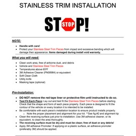 QAA is Compatible with 2011-2017 Volkswagen Jetta 2 Piece Stainless Rocker Panel Trim, On The Rocker, 1.25" Width TH11665