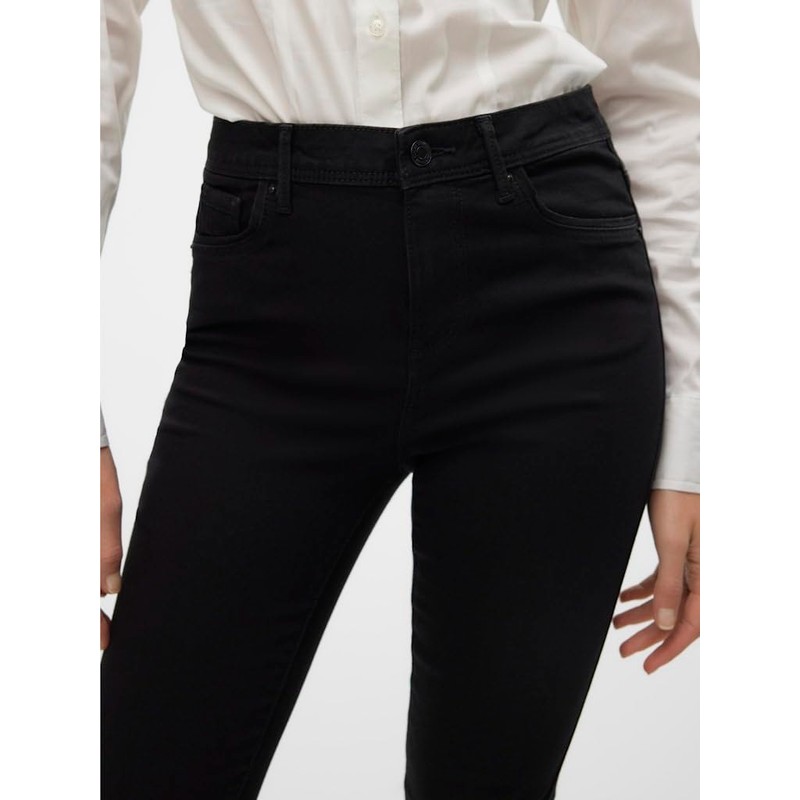 VERO MODA Women's Skinny Jeans, black