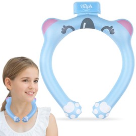 Hilph Neck Cooling Hose for Children, Cooling Ring for Neck, Neck Cooler for Against Heat in Summer, Cooling Collar for Outdoor Workers, Sports, Freezing Below 18 °C