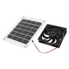 10W Solar Powered Exhaust Fan 5V Waterproof Portable Monocrystalline Silicon