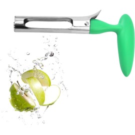 Descorazonador de manzanas de acero inoxidable, estable y práctico, cortador de manzanas para cocina, descorazonador de manzanas, descorazonador de frutas, descorazonador de frutas, descorazonador de