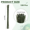 PATIKIL 120 Pcs 30 Gauge Floral Wire, 14 Inch Floral