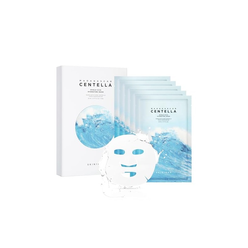 SKIN1004 Madagascar Centella Hyalu-Cica Hydrating Mask 23ml x 5ea