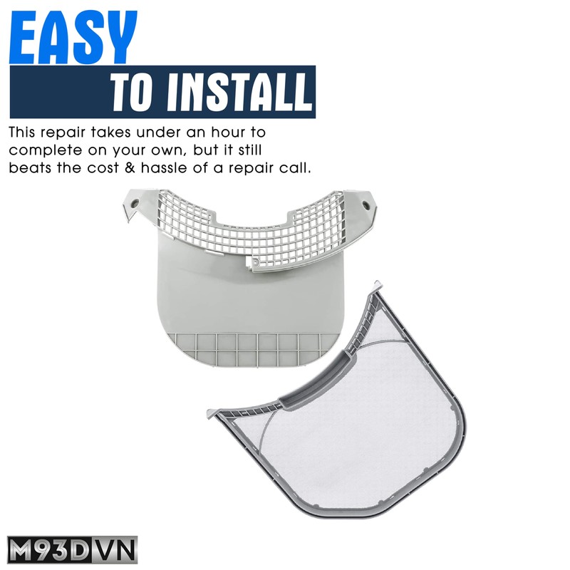 Dryer Lint Filter & Housing Guide Cover Replacement For LG