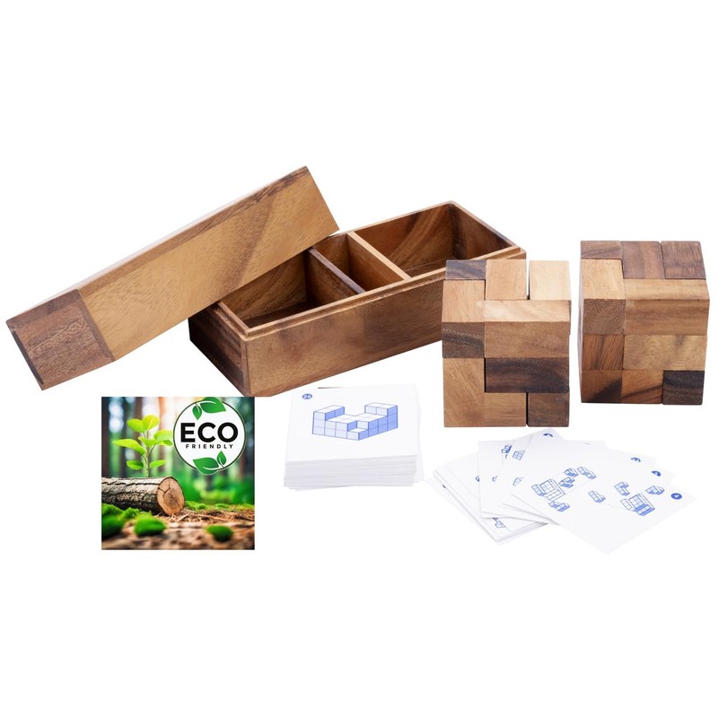 Engelhart - 350460 - Double Soma Cube - 3D Wooden