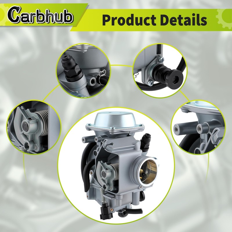 Carbhub TRX300 Carburetor for Honda 300 TRX300 Fourtrax 1988-2000 Carb
