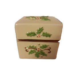 Lenox for the Holidays - Holly Box - 3"