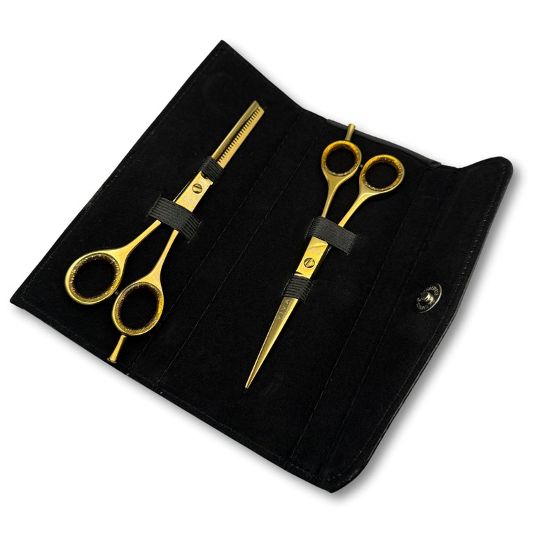 Professional 6.5 Inch Hair Scissors & Thinning Shears Texturing Set