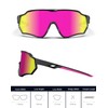 BEACOOL Polarized Cycling Sunglasses for Men Women UV Protection TR90