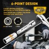 12-Piece 3/8" Drive Spark Plug Socket Set with Ratchet Handle,