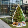 Life Size Christmas Tree Cardboard Cutout, Christmas Tree Cutout with