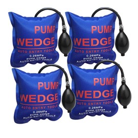 WANYI Square Air Wedge Pump Up Bag Heavy Duty Pump Wedge Alignment Tool Shim Powerful for Car Door Window Frame Fitting Install Shim Wedge（4 Packs）