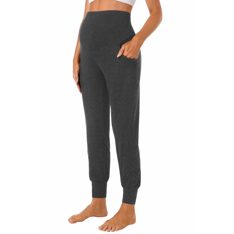 V VOCNI Women's Maternity Pants Maternity Activewear Jogger Track Cuff