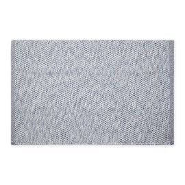 DII Woven Recycled Yarn Rag Rug Collection Miniature Diamonds, 2x3', Stonewash Blue