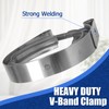 Jiozermi Abrazadera de banda en V de 3.5 pulgadas con