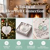 3D Sea Glass Figures Ceramic Heart Ornament, Best Friend Birthday