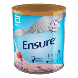 Suplemento En Polvo Clásico Fresa Lata 400g Ensure