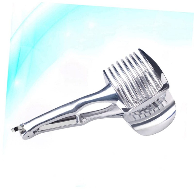 KICHOUSE Fruit Slicer Lemon Cutter Corers Slicer Handheld Clamp Easy-to-use