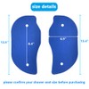 U-Shaped Shower Chair Seat Mat Sets - Bath Bench Non-Slip