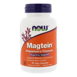 Magtein Magnesio Treonato Cápsulas Now