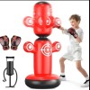Unbranded Rotatable Punching Bag 360 Inflatable Boxing Toy With Gloves