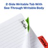 Avery Margin Ultra Tabs, 2.5" x 1", 2-Side Writable, Assorted