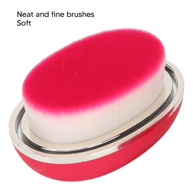Flat Top Makeup Brush Goose Egg Shaped Clean Pores Face