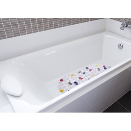 Circul Bath Mat 68 x 35 cm Transparent Natural