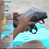 geckobrands Bolsa impermeable para teléfono con bolsa seca de 2
