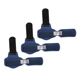 Baluue Toe Injury Relief 3 Pack Toe Splint Straighteners Finger Fixing Support Band