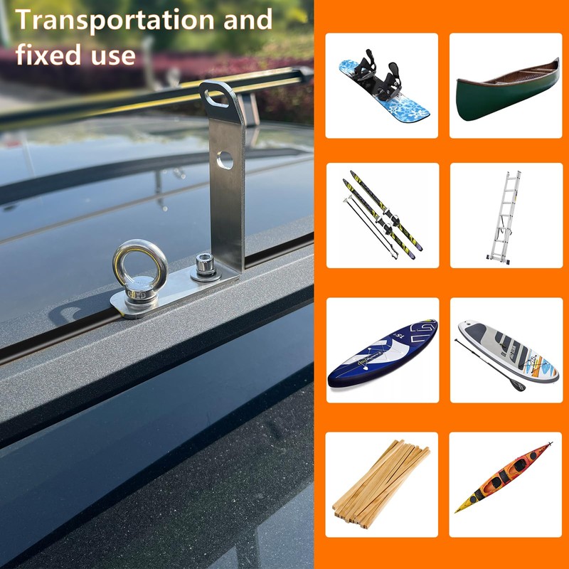 Su ying Van Roof Ladder Rack, 2 Bars, Heavy Duty