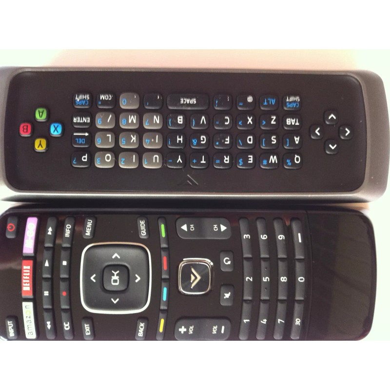 For Vizio New Vizio XRT303 3D Keyboard Qwerty Remote for