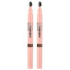 Maybelline Total Temptation Eyebrow Definer Pencil, Medium Brown, 2 Count