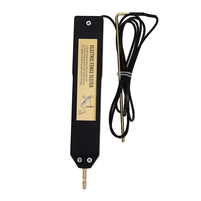 Electric Fence Tester Waterproof Voltage Meter 10KV Portable Tool with