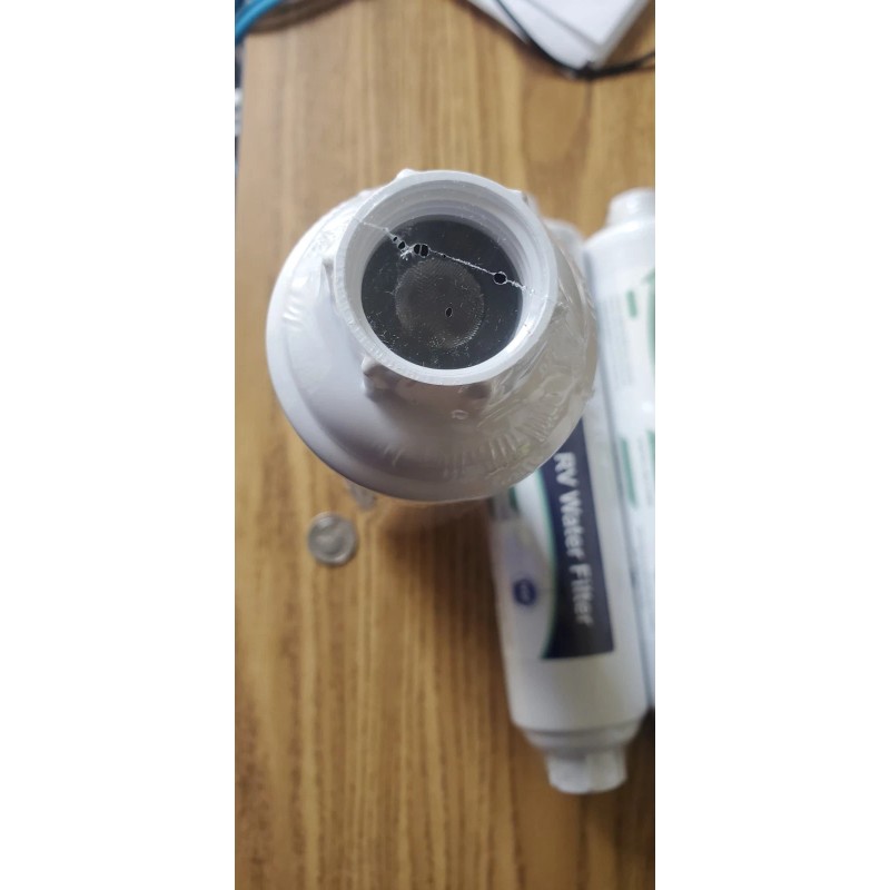 Future Way 4-Pack INLINE RV Water Filter Reduces Odors Sediments