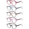 NORPERWIS 5 Pairs Reading Glasses - Standard Fit Spring Hinge