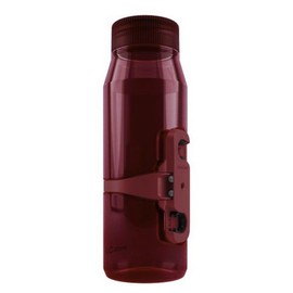 Fidlock Twist Bottle 700 Life + Bike Base Red - Innovative Magnetic Bike Water Bottle Including Size 700 ml - Colour Clea