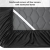 Lirex Satin Fitted Sheet, Luxurious Silky Smooth Polyester Bedding Soft