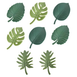 Pack of 8 Monstera Plants Fridge Magnets, Tropical Leaves Fridge Magnets, Cute Fridge Magnets, Decorative for Fridge Locker, Kitchen, Home, Office, Whiteboard