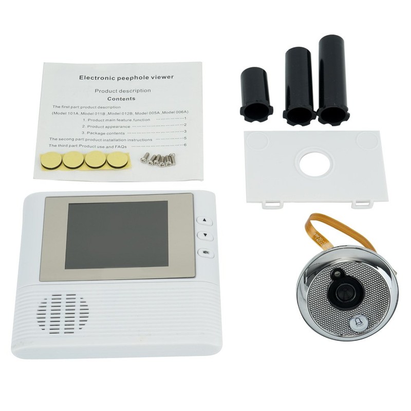 Digital Door Peephole Viewer Night Vision Peephole Camera with Doorbell