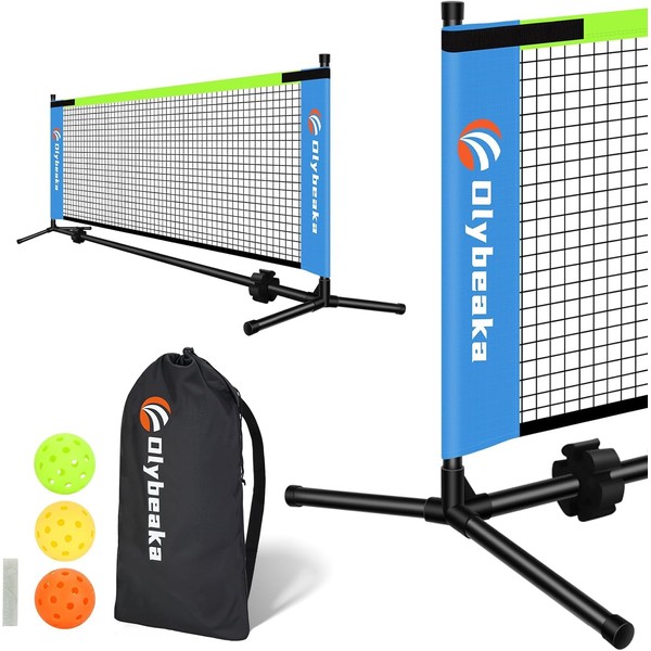 Mini Pickleball Net for Beginners, 10FT / 12.5 FT Half