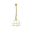Melody Jane Dolls House Pendant Light with White Gold Shade