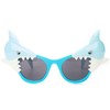 Pohotobooth Props Ltd Light Blue Shark Eating The Frame Sunglasses