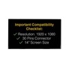 LCDBros Replacement Screen for LP140WFA(SP)(MG) 30 Pins FHD 1920x1080 Matte